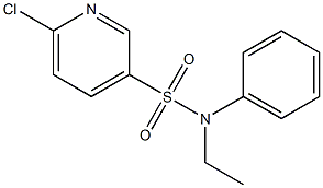 6-chloro-N-ethyl-N-phenylpyridine-3-sulfonamide