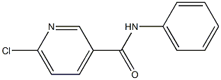 6-chloro-N-phenylpyridine-3-carboxamide 化学構造式