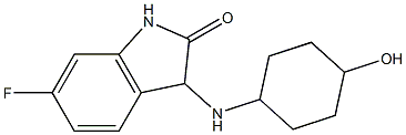  6-fluoro-3-[(4-hydroxycyclohexyl)amino]-2,3-dihydro-1H-indol-2-one