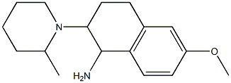  6-methoxy-2-(2-methylpiperidin-1-yl)-1,2,3,4-tetrahydronaphthalen-1-amine