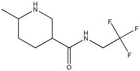  6-methyl-N-(2,2,2-trifluoroethyl)piperidine-3-carboxamide