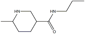 6-methyl-N-propylpiperidine-3-carboxamide 化学構造式