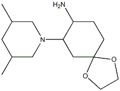  7-(3,5-dimethylpiperidin-1-yl)-1,4-dioxaspiro[4.5]dec-8-ylamine