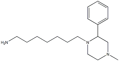 7-(4-methyl-2-phenylpiperazin-1-yl)heptan-1-amine Struktur