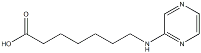 7-(pyrazin-2-ylamino)heptanoic acid|