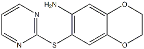  7-(pyrimidin-2-ylsulfanyl)-2,3-dihydro-1,4-benzodioxin-6-amine