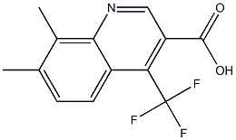 7,8-dimethyl-4-(trifluoromethyl)quinoline-3-carboxylic acid