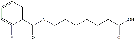  7-[(2-fluorobenzoyl)amino]heptanoic acid