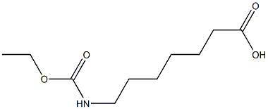 7-[(ethoxycarbonyl)amino]heptanoic acid,,结构式