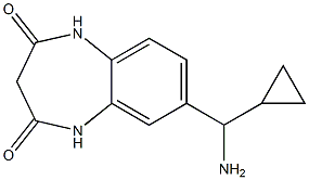 7-[amino(cyclopropyl)methyl]-2,3,4,5-tetrahydro-1H-1,5-benzodiazepine-2,4-dione Structure