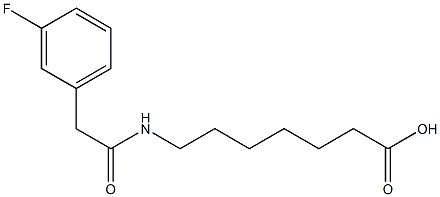 7-{[(3-fluorophenyl)acetyl]amino}heptanoic acid
