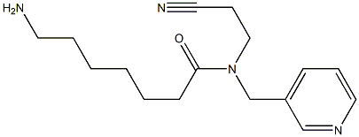 7-amino-N-(2-cyanoethyl)-N-(pyridin-3-ylmethyl)heptanamide