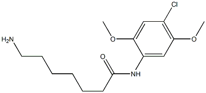 7-amino-N-(4-chloro-2,5-dimethoxyphenyl)heptanamide