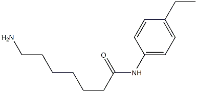 7-amino-N-(4-ethylphenyl)heptanamide 结构式