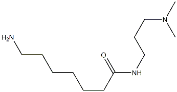 7-amino-N-[3-(dimethylamino)propyl]heptanamide 结构式