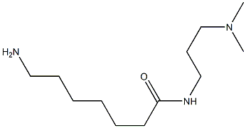 7-amino-N-[3-(dimethylamino)propyl]heptanamide,,结构式