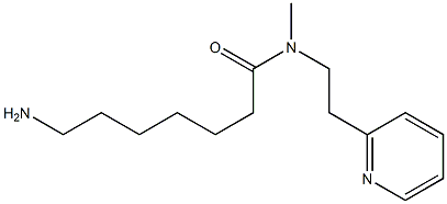 7-amino-N-methyl-N-[2-(pyridin-2-yl)ethyl]heptanamide