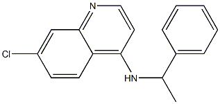 7-chloro-N-(1-phenylethyl)quinolin-4-amine Struktur