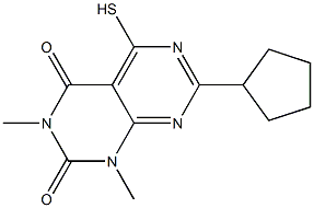  7-cyclopentyl-5-mercapto-1,3-dimethylpyrimido[4,5-d]pyrimidine-2,4(1H,3H)-dione