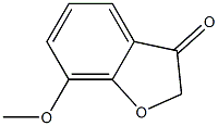7-methoxy-2,3-dihydro-1-benzofuran-3-one 结构式