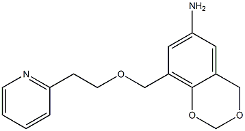 8-{[2-(pyridin-2-yl)ethoxy]methyl}-2,4-dihydro-1,3-benzodioxin-6-amine