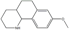 8-methoxy-1,2,3,4,4a,5,6,10b-octahydrobenzo[h]quinoline Structure