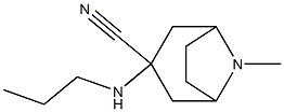 8-methyl-3-(propylamino)-8-azabicyclo[3.2.1]octane-3-carbonitrile