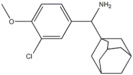 adamantan-1-yl(3-chloro-4-methoxyphenyl)methanamine Structure