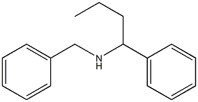 benzyl(1-phenylbutyl)amine Structure