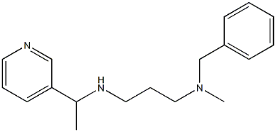 benzyl(methyl)(3-{[1-(pyridin-3-yl)ethyl]amino}propyl)amine