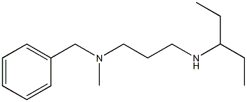 benzyl(methyl)[3-(pentan-3-ylamino)propyl]amine Struktur