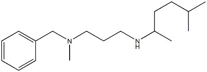 benzyl(methyl){3-[(5-methylhexan-2-yl)amino]propyl}amine Structure