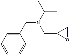 benzyl(oxiran-2-ylmethyl)propan-2-ylamine,,结构式
