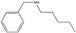 ペンチルベンジルアミン 化学構造式