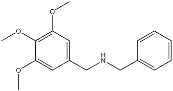 benzyl[(3,4,5-trimethoxyphenyl)methyl]amine Struktur