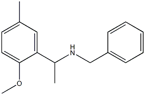 benzyl[1-(2-methoxy-5-methylphenyl)ethyl]amine