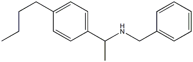 benzyl[1-(4-butylphenyl)ethyl]amine Struktur