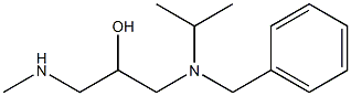 benzyl[2-hydroxy-3-(methylamino)propyl]propan-2-ylamine Structure