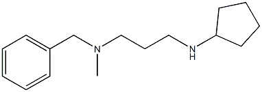 benzyl[3-(cyclopentylamino)propyl]methylamine Struktur