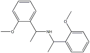 bis[1-(2-methoxyphenyl)ethyl]amine 化学構造式