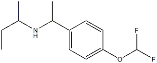 butan-2-yl({1-[4-(difluoromethoxy)phenyl]ethyl})amine|