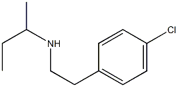 butan-2-yl[2-(4-chlorophenyl)ethyl]amine,,结构式