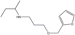 butan-2-yl[3-(furan-2-ylmethoxy)propyl]amine Structure