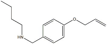 butyl({[4-(prop-2-en-1-yloxy)phenyl]methyl})amine Structure