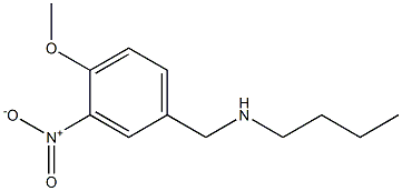 butyl[(4-methoxy-3-nitrophenyl)methyl]amine Struktur