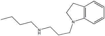 butyl[3-(2,3-dihydro-1H-indol-1-yl)propyl]amine Struktur