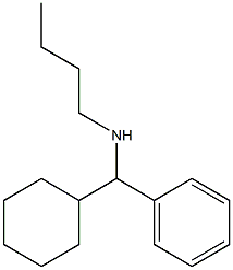 butyl[cyclohexyl(phenyl)methyl]amine Structure