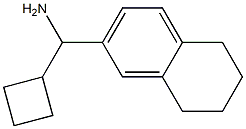 cyclobutyl(5,6,7,8-tetrahydronaphthalen-2-yl)methanamine Structure