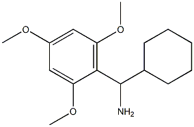 cyclohexyl(2,4,6-trimethoxyphenyl)methanamine 化学構造式