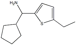 cyclopentyl(5-ethylthiophen-2-yl)methanamine Structure